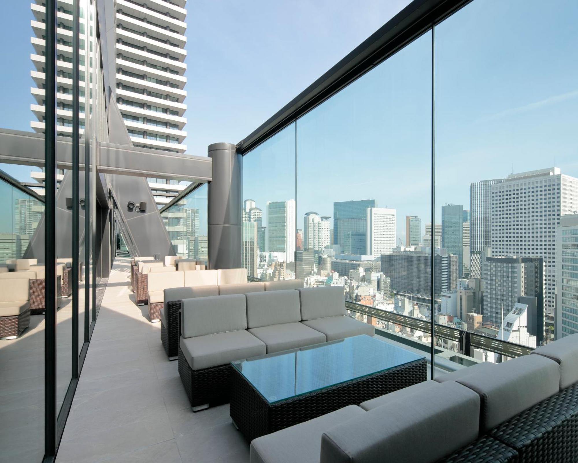Candeo Hotels Osaka The Tower Zewnętrze zdjęcie Sky bar