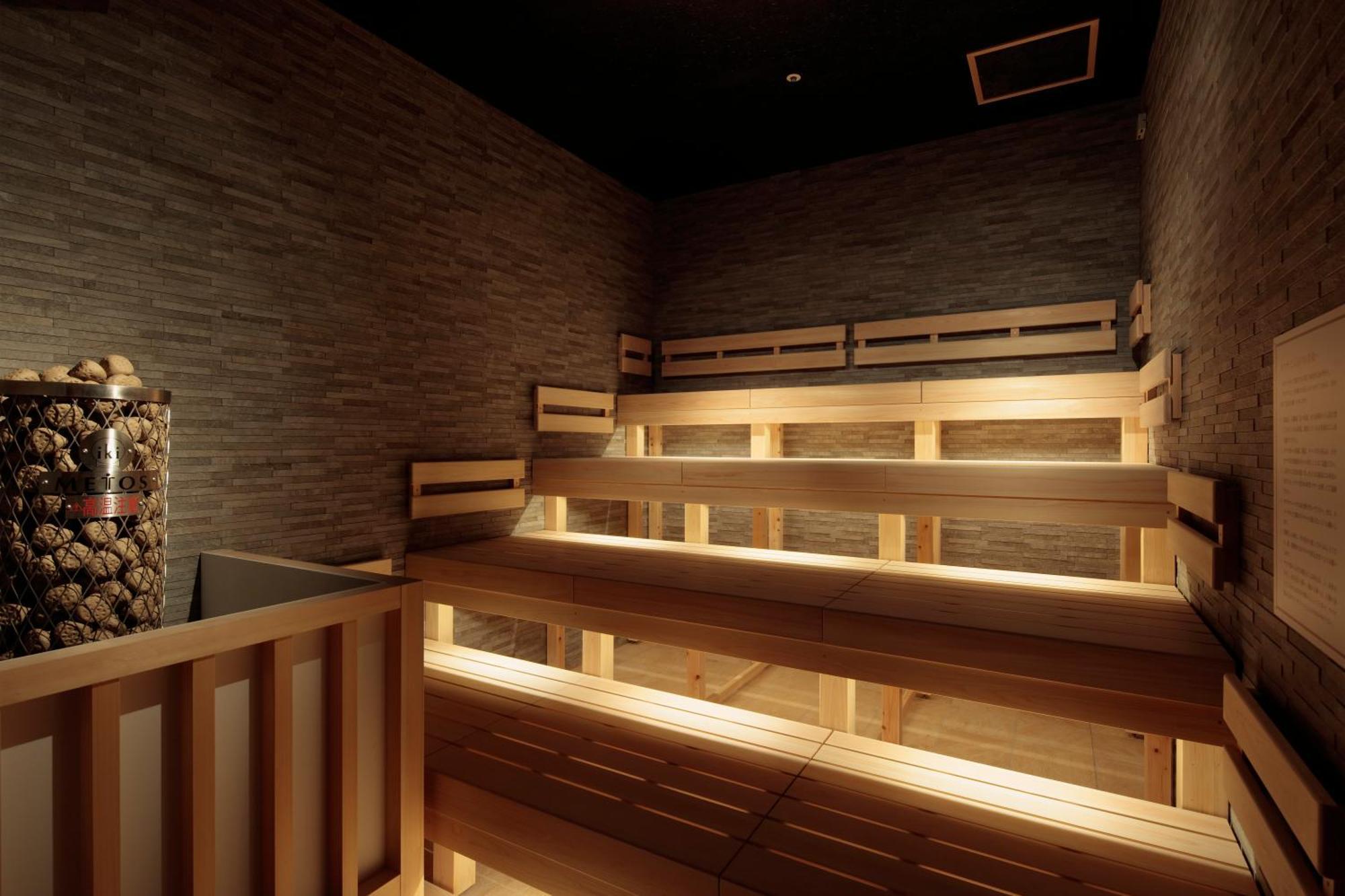Candeo Hotels Osaka The Tower Zewnętrze zdjęcie The interior of the sauna